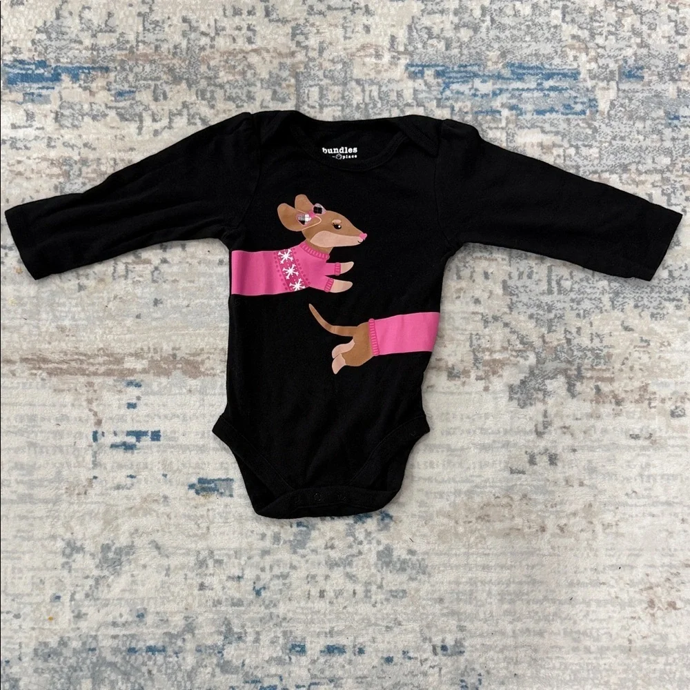 Baby One-Piece With Reindeer